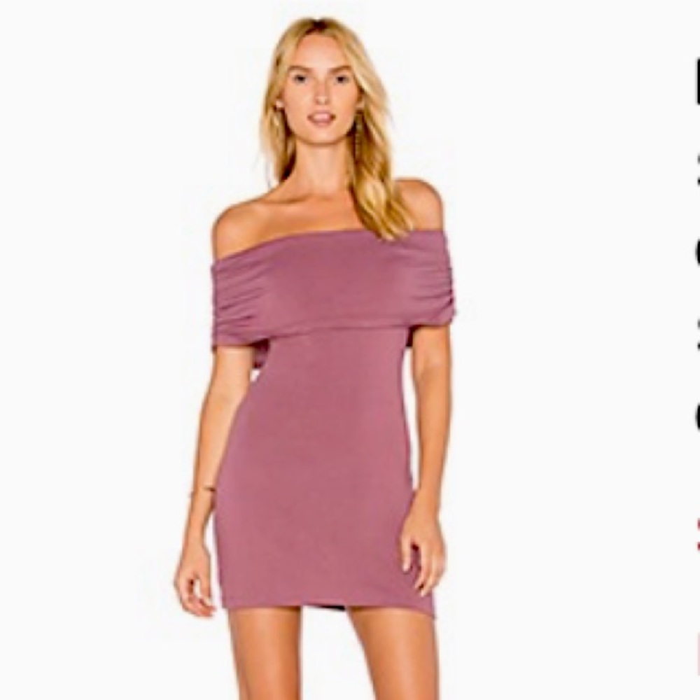 Susana Monaco Ruched Foldover Dress